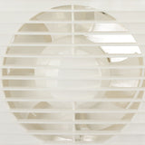 Solar Exhaust Fan 50W 6in ABS Protective Mesh IP67 Waterproof Ventilator for Greenhouses Pet Houses V1294-YM0703-3111230078711