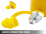 Hydraulic Cylinder Jack, 20 Ton Solid Ram Hydraulic 6 Inch Stroke Single Acting Hydraulic V952-QJD20T150MMSXYY01V0