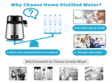 4L Water Distiller 1L/H Distilled Water Maker Timing & Temp Display Silver V952-D1LH1LH4L220VVD15V3