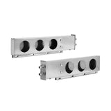 Stainless Steel Mud Flap Hangers with Light Cutouts, 2-1/2" Bolt Spacing, Spring Loaded V952-BKCDNBDJ212IW6KL0001V0