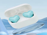 Heart Shaped Earbuds, Stylish Headphones HiFi Stereo Sound Waterproof Bluetooth 5.3 Earphones with V1189-LWWAL-20260401-05256