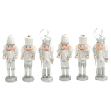 Plated Silver Traditional Nutcracker Xmas Decoration for Home and Office V1366-AZ2-W-13546