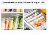 Food Grade Fresh-Keeping Bags, Reusable Plastic Produce with Dual Interlocking Seal, Clear Long V1366-AZ2-W-11551