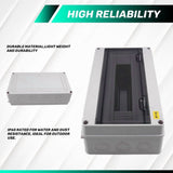 HT series junction box 18WAY IP65 waterproof distribution box outdoor ABS electrical with circuit V1366-AZ2-W-14441