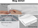 50 Count 8oz Coffee Bags with Valve,1/2 lb Vented Coffee Beans Packaging Bags High Barrier V1258-DP02-C-708