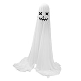 White Cloth Ghost Decor Adjustable Height Cute Unique Lighted Fabric Ghost with String Light for V1294-YM0901-3115240057911