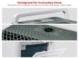 Dimplex Portable 12L Dehumidifier with Air Purifier in Black and White DC12DEPUR