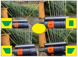 Garden Yard Sprinkler for Outdoor Use - Automatic Swing Oscillating Sprinkler, 16 Holes, Large V1366-AZ2-W-22071