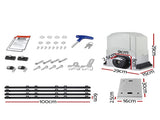 LockMaster Automatic Sliding Gate Opener Kit 4M 1200KG GO-SGO-DSR1200-AC-RAILX2