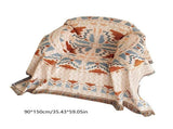 Boho Style Sofa Blank Tablecloth, Super Soft Breathable Geomric Pattern Throw for Couch Recliner V1370-AZ4-09132