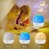 Rotating Star Projection Night Light 21 Films Bedroom Plug In Decorative Atmosphere Lamp V1263-JX-7727