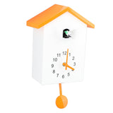 Bird House Wall Clock Bird Voice Call Stylish Decorative Pendulum Wall Clock for Office Bedroom V1294-YM0901-3115240020812