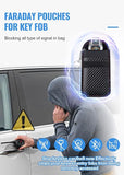 Faraday Pouch for car Keys,2 Pack Faraday Bag Car Key Signal Blocking Pouch Keyless Entry Car Keys V1164-325726
