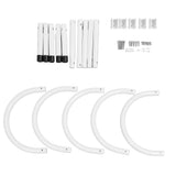5 Pcs Pool Cover Holder 43cm U Shaped Tube Solar Blanket Storage Hook for Above Ground Swimming Pool V1294-YM0901-3111240105511