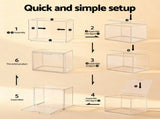 Artiss Clear Acrylic Display Case Dustproof Protection Box For Toys 27CM DS-27-CL
