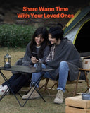 VEVOR Wool Camping Blanket 1.62 m x 2.23 m for Camping Hiking Travel Light Grey V952-LYTYMKPPYMHFTD18EV0