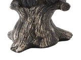 Owl Figurine Statue Resin Owl Sculpture Standing On Stump for Home Porch Patio Lawn Yard Decoration V1294-YM0901-3115240062912