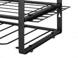 Levede Garage Storage Organiser 3 Tier Wall Mounted Power Tool Rack Metal Black WS1021-BK-AU