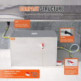 Commercial Grease Trap, 40 LBS Grease Interceptor, Side Inlet Interceptor, Under Sink Stainless V952-YSFLQCRKYSBX1GX1DV0