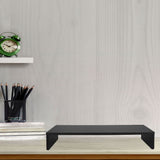 Wooden Printer Riser Stand for Back to School Desk Organization, Office Worker Desktop Storage V1192-AZ-W-27107