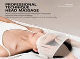 Head and Eye Wraparound Massager with Adjustable Strap and Handheld Controller for Home Relaxation, V1341-ZY-HB2J9M7R-BEIGE
