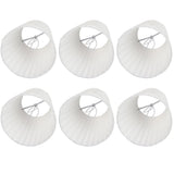 6PCS Fabric Chandelier Lampshade Wall Lamp Cover Shade for Living Room Bedroom Hotel Decor V1294-YM0901-3119200090911