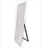 White Beaded Framed Mirror - Free Standing 50cm x 170cm V292-MIRR-BDD014
