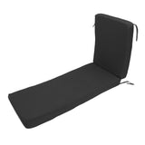 Lounge Chair Cushion with Ties Removable Rain Proof Fade Proof Sun Lounger Replacement Cushion for V1294-YM0901-3116250002511