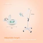 5x Magnifying Lamp Fluorescent Salon Light Glass Beauty Floor Stand Magnifier V238-SUPDZ-32555753832528