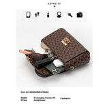 Crossbody Bags for Women - Shoulder Bag Fashion Print Style, Lock Design Handbags for Women, V1192-AZ-W-16316
