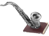 Musical Instrument Store Decoration Resin Musical Instrument Adornment Silver 1Set V1369-AZ3-W-18303