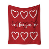 Blankets Full Sizes and Throws Valentine's Day Series Flannel Home Office Nap V1192-AZ-W-33635