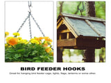 18-Pack Hanging Plant Hooks for Garden, Home, Patio, Indoor and Outdoor Use V1369-AZ3-W-18033