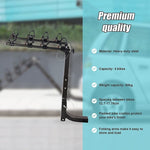 Premium 4-Bike Carrier Rack Hitch Mount Swing Down Bicycle Rack W/ 2" Receiver V63-836221