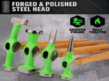 SWANLAKE 9-Piecce Auto Body Hammer and Dolly Set, Heavy Duty Car Body Dent Repair Tool Kit with V465-66132