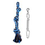 Spring Pole Dog Rope Toy Dog Tug of War Toy Outdoor Hanging Exercise Rope for Pet V1294-YM0717-10117304