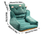 Lumbar Support Back Cushion for Office Chairs - Non-Slip Base, Thermal Insulated Seat Pillow with V1192-AZ-W-29967