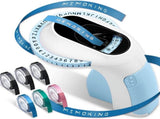 Embossing Label Maker E975 3D Embossing Label Printer Machine with 6 Rolls Emboss Tapes, Handheld V1369-AZ3-W-08269