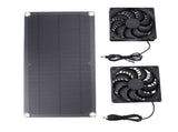 Solar Panel Exhaust Kit 10W Monocrystalline Silent Automatic Charging Solar Panel Powered Vent V1294-YM0901-3111240175511