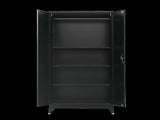 Two-Door Metal Cabinet Shelf Storage for Home Office Gym V63-844361