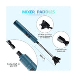 Handheld Rechargeable Epoxy Resin Mixer Resin Mixer Electric Epoxy Stirrer for Resin Resin Molds V1369-AZ3-W-12702