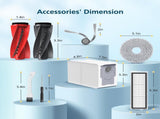 Qrevo S5V Replacement Parts or Qrevo S5V / Curv/Edge/Edge S5A / Curv S5X, Accessories include 2*Set V1259-DP01-F-240