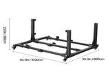 Jeep Storage Cart, 4s Moveable Storage Cart Rack with Thickened Rubber Cushion, Sturdy Car V952-CMTCBPXCZ4PCBKV5WV0