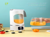 2-piece White and Purple 7.4V Portable Blender Smoothie Maker 450ml Wireless Rechargeable Juicer Cup V888-ELOSUNG50322