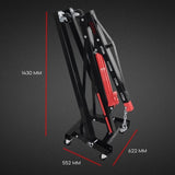 2 Ton Hydraulic Engine Crane Folding Hoist Stand Mobile Garage Workshop V379-FOLDCRNB0SET07