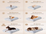 Fluffy Dog Crate Bed for Extra Large Dogs, Plush Faux Fur Pad, Calming Anti Anxiety XL Bed for V1107-136-31300-PNK6