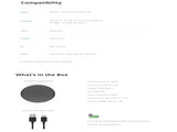 Photofast AirCharge Qi Compatible 10W Fast Charge V28-ELEPTFAC8000