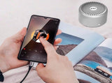 Portable Wireless Mini Bluetooth Speaker Mic Bathroom Shower Speaker Grey V1263-JX-7059-1