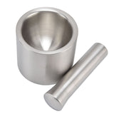 Mortar Pestle Dual Structure Design Glossy Texture Practical Silent Cleanable Kitchen Grinder for V1294-YM0715-3118210335711