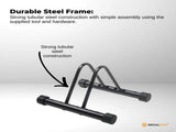 Social Hike Single Bike Rack Stand - Floor or Wall Adjustable Width Bicycle Holder V238-SUPDZ-39809444184144